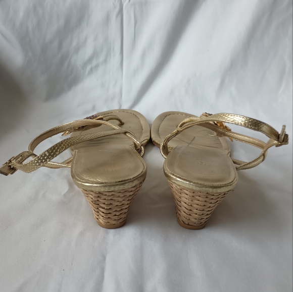 Lilly Pulitzer Palm Beach Golf Sandals. Size 8M - Picture 6 of 14